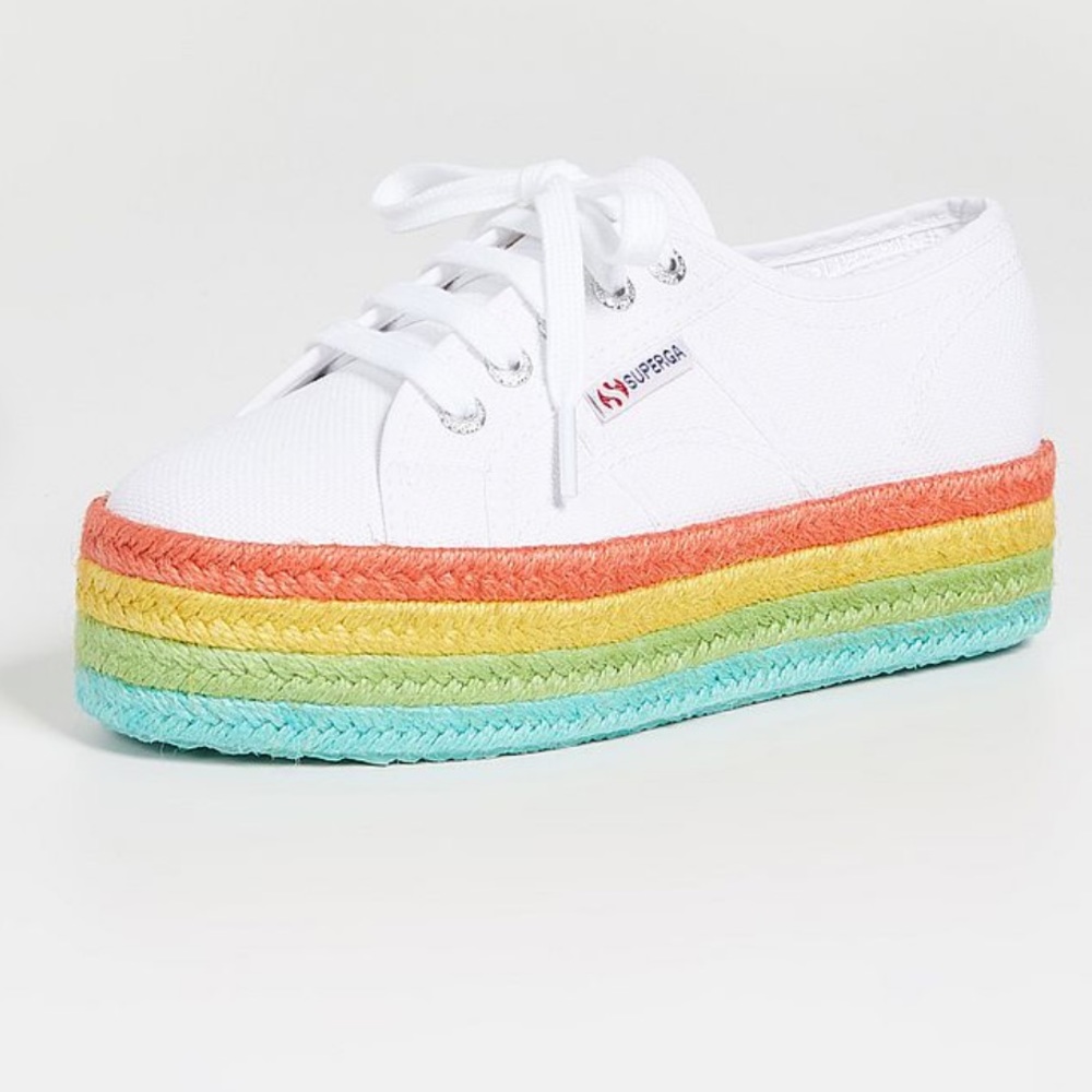 Superga 2790 Cotcoloropew Platform Sneaker